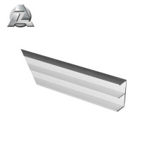 customized size aluminium extrusions double u channel profile